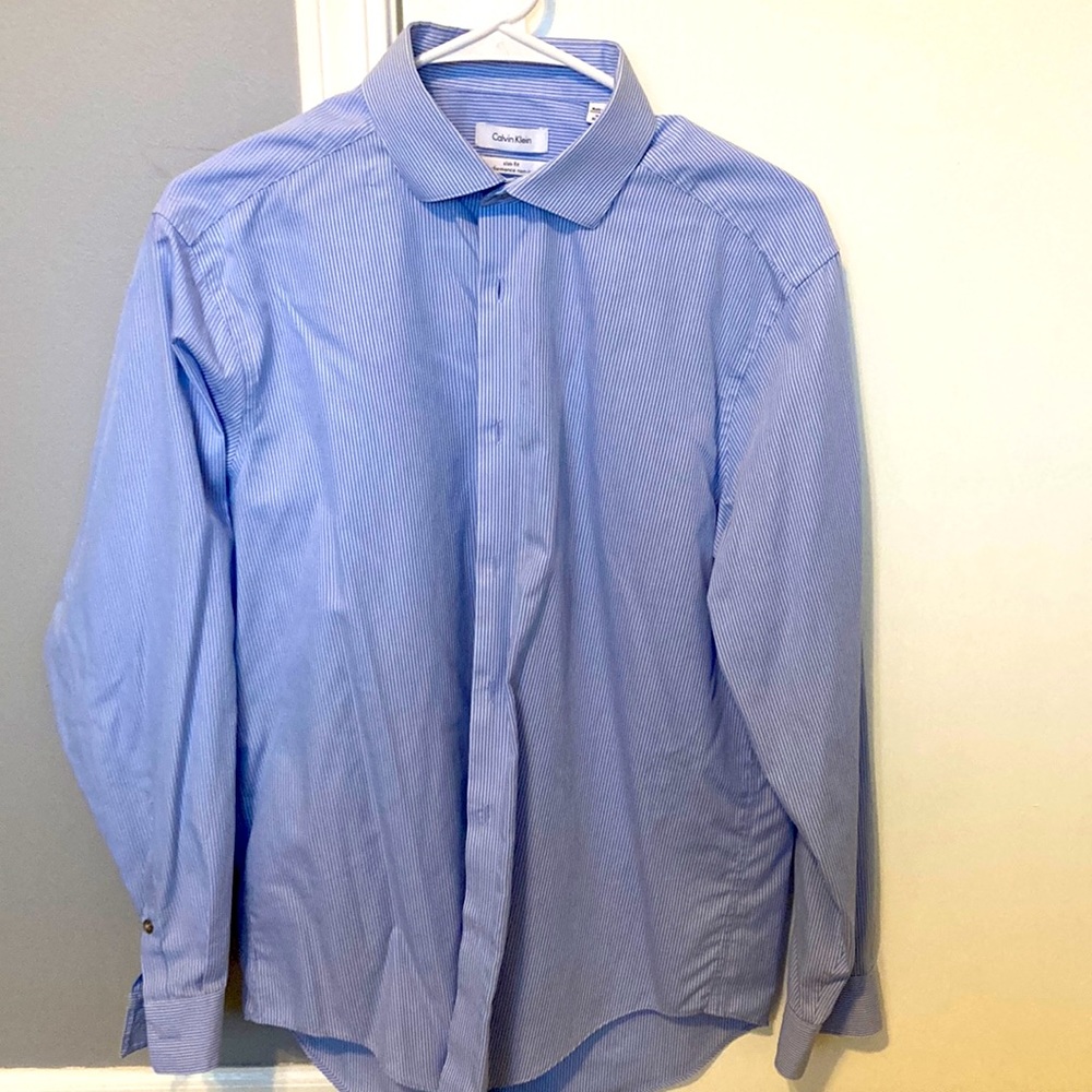 Calvin Klein striped dress shirt
